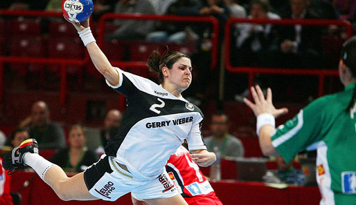 Nadine Härdter spielt seit über zehn Jahren für die deutsche Damen-Handball-Nationalmannschaft