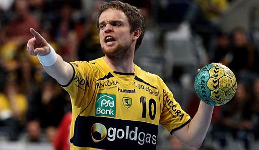 Löwe Snorri Gudjonsson steuerte zwei Treffer zum Derbysieg gegen Göppingen bei