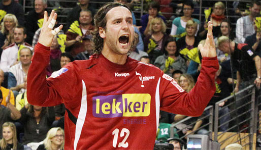 Silvio Heinevetter steht mit seinen Füchsen Berlin aktuell auf Platz drei der Handball-Bundesliga
