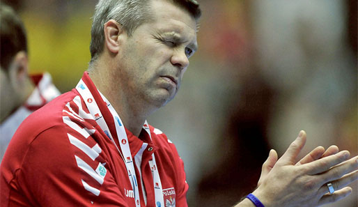 Trainer Bogdan Wenta muss mit Polen nach der Pleite gegen Ungarn um die Olympia-Quali bangen
