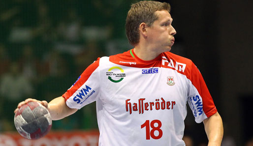 Stian Tönnesen vom SC Magdeburg kommt mit seinem Team dem Ziel EHF-Pokal näher