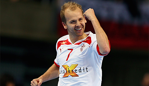 Der Däne Anders Eggert ist der Torschützenkönig der WM 2013