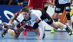 Hendrik Pekeler und das DHB-Team feierten gegen Ungarn den dritten Sieg in Folge