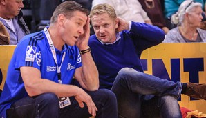 Geschäftsführer Thorsten Storm (r.) und Trainer Alfred Gislason haben beim THW Kiel die Zügel in der Hand