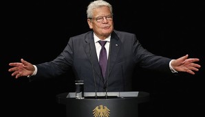 Joachim Gauck ist großer Sportfan
