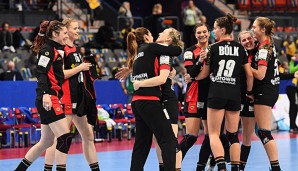 Bei der EM im vergangenen Jahr konnten sich die deutschen Handballerinen über den sechsten Platz freuen