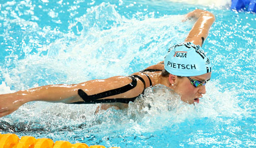 Janine Pietsch gewann bei der Kurzbahn-WM 2006 zweimal Gold