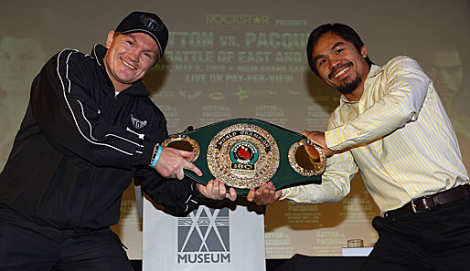 Ricky Hatton (l.) und Manny Pacquiao: Wer ist der beste Boxer der Welt?