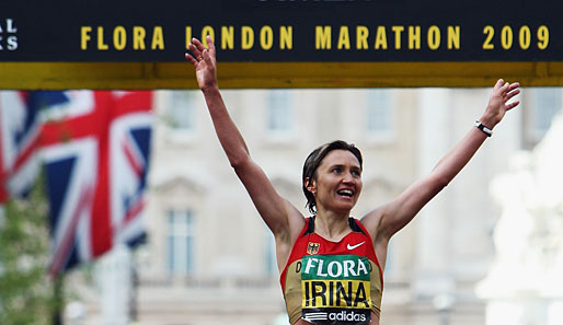 Gewann den Marathon in London: Irina Mikitenko