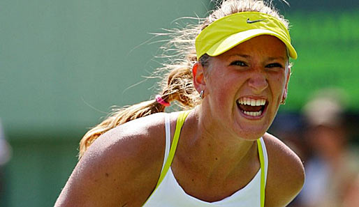 Die Weißrussin Viktoria Asarenka steht im Endspiel des WTA-Turniers von ...