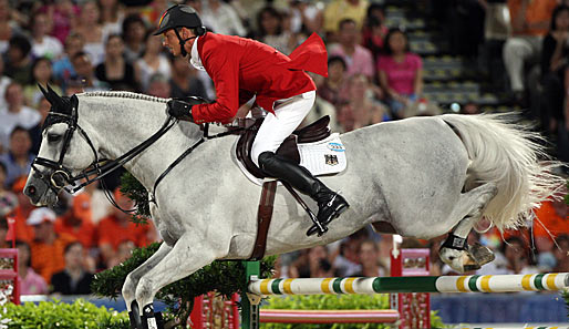 Seit Olympia 2008 stehen Kutscher und sein Hengst Cornet Obolensky unter Dopingverdacht