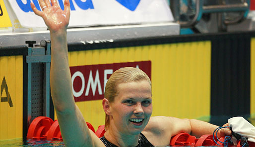 Der nächste Weltrekord von Olympiasiegerin Britta Steffen