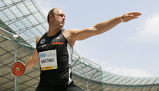 Robert Harting wurde 2007 und 2008 Deutscher Meister im Diskus-Wurf