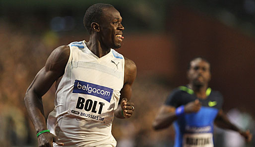 Usain Bolt stellte 2008 im 100-Meter-Finale von Peking mit 9,69 Sekunden einen neuen Weltrekord auf