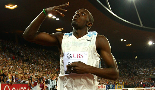 Usain Bolt ist aktueller Weltrekordhalter im 100- und im 200-Meter-Lauf