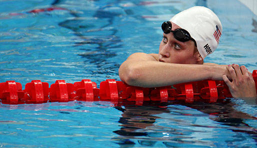 In Peking gewann Katie Hoff Silber - nun enttäuschte sie mit Platz sechs über 400m Freistil