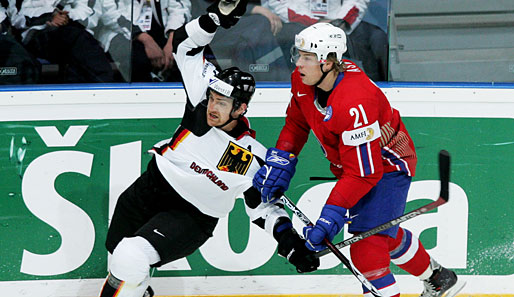 Bei der Eishockey-WM 2009 war Morten Ask (r.) für Norwegen im Einsatz