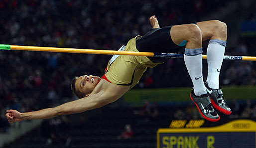 Raul Spank wurde bei Olympia in Peking mit 2,32m fünfter - die gleiche Höhe reichte jetzt für Bronze