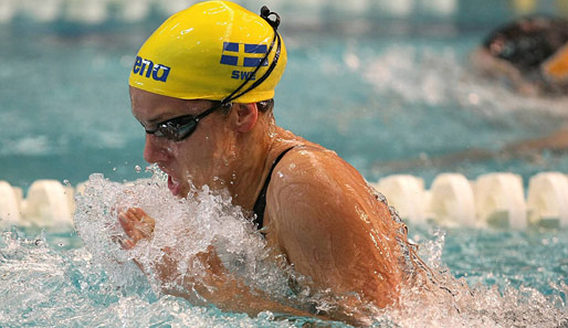 Therese Alshammar trat schon vor 15 Jahren erstmals in der Schwimmelite in Erscheinung