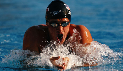 Ryan Lochte gewann bei der WM in Rom 2009 vier Titel und stellte zwei Weltrekorde auf