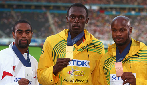 Sprintet Usain Bolt (M.) 2015 oder 2017 in den USA um Gold?
