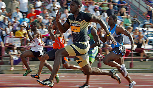 Justin Gatlin war 100-Meter-Sprinter und wurde des Dopings überführt