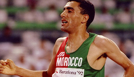 Khalid Skah holte bei den Olympischen Spielen in Barcelona Gold