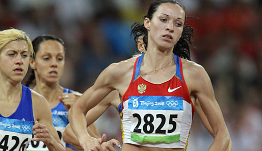 Tatjana Andrianowa (r.) gewann bei der WM 2005 Bronze über die 800-m-Distanz