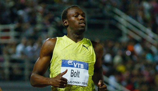 Usain Bolt kann sich über einen erfolgreichen Saisonauftakt freuen