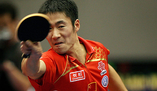 Wang Liqin ist im Laufe seiner Karriere bereits dreimal Weltmeister im Einzel geworden