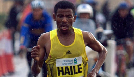 Haile Gebrselassie gab beim Halbmarathon in New York auf