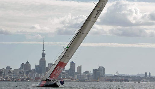 Im neuseeländischen Auckland herrscht eine Wind-Flaute