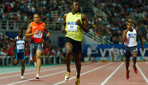 Usain Bolt (M.) wurde 2008 und 2009 zum Leichtathleten des Jahres gekürt