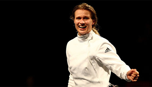 Britta Heidemann wurde 2007 Weltmeisterin im Einzel in Sankt Petersburg