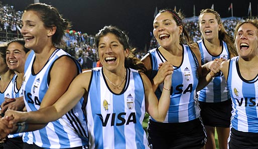 Die argentinischen Hockey-Damen gewannen bereits 2002 WM-Gold
