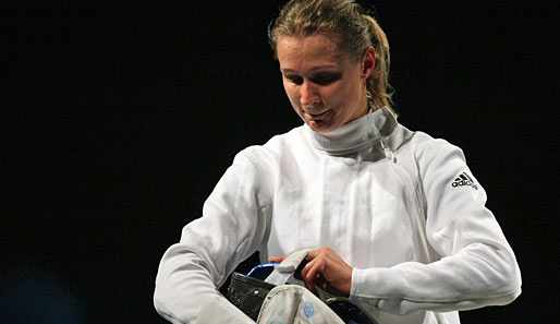 Britta Heidemann gewann 2008 in Peking die Olympische Goldmedaille