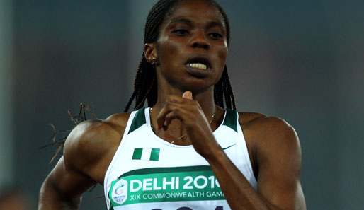 Folashade Abugan gewann in Neu Delhi Silber über 4x400 Meter