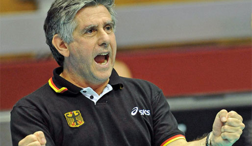 Raul Lozano ist seit 2009 Trainer der deutschen Volleyball-Nationalmannschaft