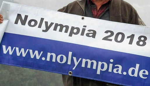 Die Initiative Nolympia spricht sich gegen die olympischen Spiele 2018 in München aus