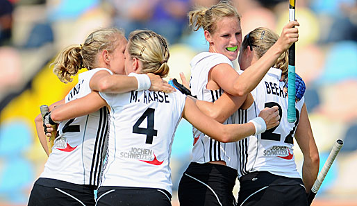 Die deutschen Hockey-Damen stehen nach dem Sieg gegen Belgien in EM-Halbfinale