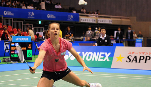 Aller Einsatz half nichts: Juliane Schenk verlor das Finale der Japan Open