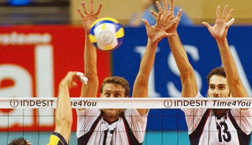 Voller Einsatz: Die Volleyballer wollen zur EM 2013