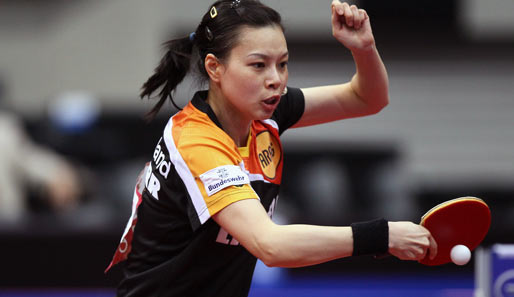 Jiaduo Wu führte die Tischtennis-Frauen bei den Europameisterschaften in Danzig zu einem Sieg