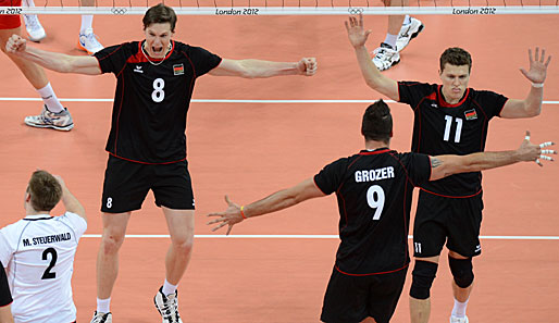 Die deutschen Volleyballer feierten in der EM-Qualifikation im vierten Spiel den vierten Sieg
