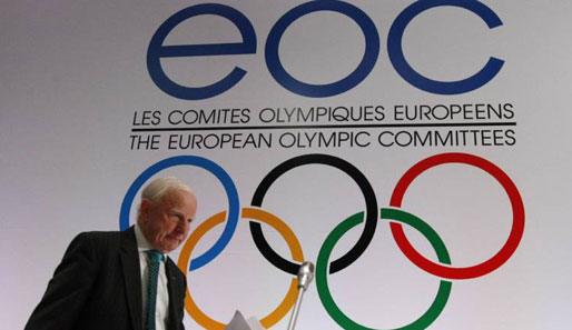 EOC-Präsident Patrick Hickey segnete die neu gegründeten Europa-Spiele 2015 ab