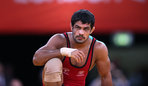 Sushil Kumar holte in London 2012 Silber und in Peking 2008 Bronze