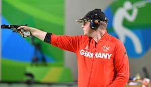 Auch bei den olympischen Spielen in Rio 2016 holte sich Reitz Gold mit der Schnellfeuerpistole