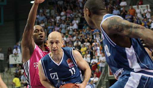 Die Gegner der Frankfurt Skyliners (im Spiel gegen die Telekom Baskets Bonn) stehen fest