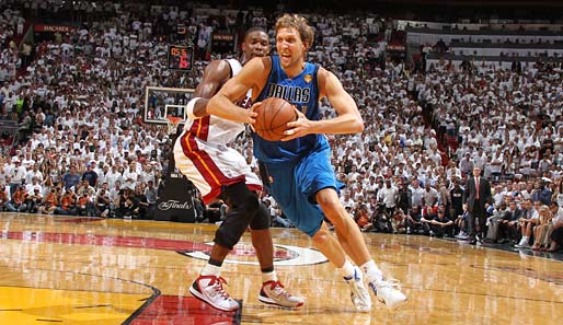 Ist fit für das dritte Playoff-Finale seiner Dallas Mavericks bei den Miami Heat: Dirk Nowitzki