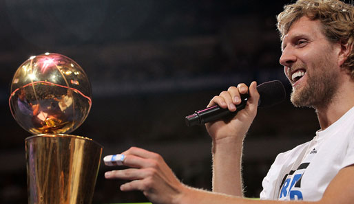 NBA-Champion Dirk Nowitzki spielt für die deutsche Nationalmannschaft bei der EM in Litauen